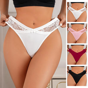 Culottes G-STRING pour femmes de haute qualité, écologiques, avec un design mi-haut, antibactériennes et respirantes, logo à la taille - Product Image 2