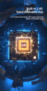 Micrófono de solapa con cancelación de ruido, Mini micrófono portátil inalámbrico estéreo Lavalier para entrevista en vivo al aire libre, 2,4G, venta al por mayor de fábrica - Product Image 4