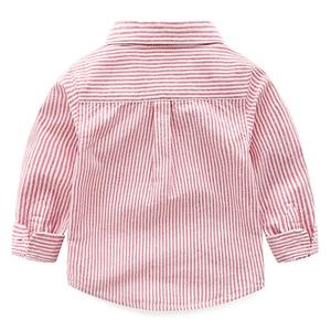 Chemise à manches longues en coton à rayures brodées abstraites pour garçons, avec bretelles, de chez Ali Express Turquie - Product Image 3