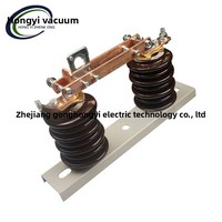 Hongyi Interrupteur-couteau isolateur haute tension de type nouveau GW9-12G/630-1250 pour unité de distribution annulaire murale 10KV, boîtier céramique intérieur, étain