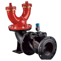 Adaptateur d'hydrant multi-étages en fonte ductile, diamètre nominal 100 mm DN20/DN32, soupape de sécurité 1,6 Mpa, fourni par l'usine