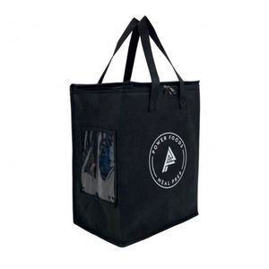 Sac isotherme non tissé portable fourre-tout isolé en aluminium réutilisable pour l'épicerie alimentaire thermique avec fonction étanche - Product Image 1