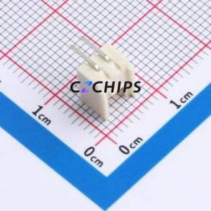 ZX-HY2.0-2PWZ-GW Wire-to-Board Pin Header Bent Lead Through Hole,P=2mm Connector 1x2P 2mm Right Angle Insert HY - Product Image 2