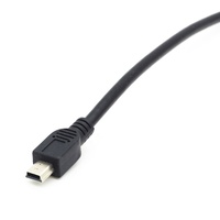 Kabel ekstensi Panel USB B wanita, Mini USB B pengisian cepat 3A PVC Braid Mini B pria tipe B wanita untuk stok Printer