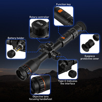 SPINA OPTICS Thermique Portée Tube 35 640x512 IP67 Antichoc 1200G 1024x768 2-8x Vision Nocturne Imageur Thermique