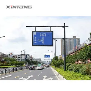 XINTONG fiberglass pole traffic sign factory 6 meter custom high quality outdoor