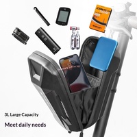Support de fixation rapide à un clic pour trottinette électrique, sac de rangement étanche à coque rigide pour roue d'équilibre, sac à outils pour guidon avant
