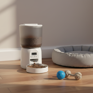 Dispositivo Inteligente de Alimentación para Mascotas - Dispensador Automático de Comida para Perros y Gatos de Gran Capacidad con Función Temporizada y Cuantificada - Product Image 6