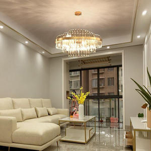 Nouveau design d'éclairage maison d'hôtel moderne lustre en cristal de luxe led suspension pour table à manger - Product Image 4