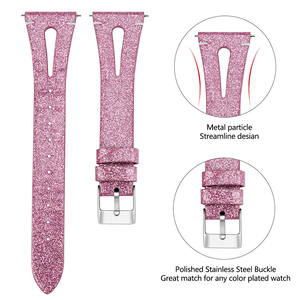 Eraysun pour <span class=keywords><strong>Fitbit</strong></span> <span class=keywords><strong>Versa</strong></span>/<span class=keywords><strong>Versa</strong></span> <span class=keywords><strong>2</strong></span>/<span class=keywords><strong>Versa</strong></span> Lite <span class=keywords><strong>Bracelet</strong></span> intelligent en <span class=keywords><strong>cuir</strong></span> Bling <span class=keywords><strong>Bracelet</strong></span> de montre <span class=keywords><strong>Bracelet</strong></span> de montre intelligent Fitness Tracker - Product Image 6