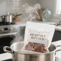 High Quality Custom Printing Instant Soup Food Fried Chicken Sausage Boiling Retort Pouch High Temperature Resistant Cooking Bag