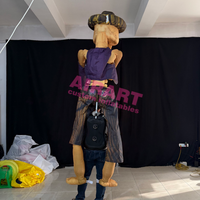 Costume gonflable géant de marionnette squelette du Jour des Morts, gonflable publicitaire durable pour Halloween