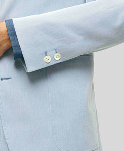 جاكيت رجالي من قطعتين بفتحة واحدة بليزر بنطاله مقلم بدلة حفلات موسيقية لوصيف العريس طقم بدلات زفاف للرجال - Product Image 4