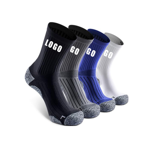 Biểu Tượng Tùy Chỉnh Thể Thao Chất Lượng Hàng Đầu Vớ Đệm Duy Nhất Phi Hành Đoàn Chống Vỉ Độ Ẩm Wicking Thể Thao Đi Bộ Đường Dài Vớ - Product Image 5