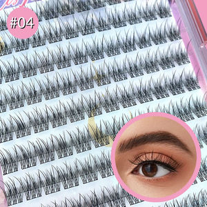 混合托盘DIY睫毛延伸单个睫毛和簇睫毛自然外观体积睫毛簇低最小起订量化妆品 - Product Image 4