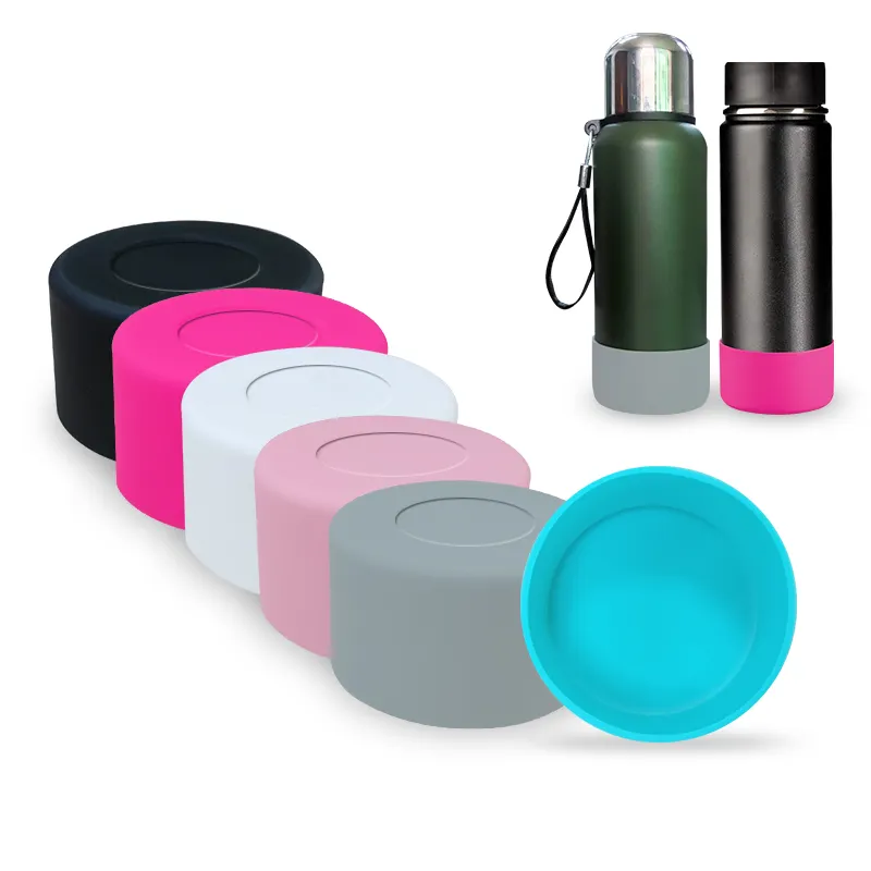 Protective Silicone Sleeve Boot Cover for 12 oz - 40 oz Water Bottles