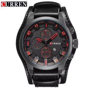Reloj Deportivo Casual para Hombre Drioshipping, Gran Venta, Modelo 8225, Correa de Cuero, Reloj de Pulsera de Cuarzo, Calendario, Aleación de Lujo, Ronda, Gran Venta - Product Image 4