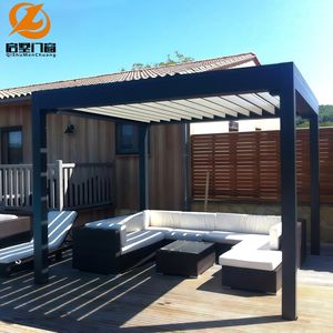 Pergola en aluminium minimaliste contemporaine, antirouille, longue durée de vie, pour balcon urbain, petit jardin, <span class=keywords><strong>terrasse</strong></span> - Product Image 4