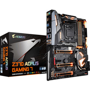 <span class=keywords><strong>Carte</strong></span> mère <span class=keywords><strong>GIGABYTE</strong></span> Z370 AORUS Gaming 7 d'occasion avec <span class=keywords><strong>carte</strong></span> mère de jeu de bureau ATX LGA1151 - Product Image 1