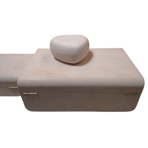 Cajas de Almacenamiento de Joyería Rectangulares con Cierre de Latón y Patrón Cuadrado de Imitación de Piel de Cangrejo, Personalizadas a Precio de Fábrica - Product Image 3