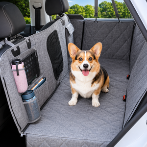 Housse de siège de voiture pour <span class=keywords><strong>chien</strong></span> imperméable en Oxford, hamac pour siège arrière, antidérapant, résistant aux rayures, tapis de voyage pour animaux de compagnie pour SUV et camions - Product Image 1