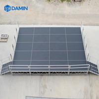 Aluminio de alta calidad 6061-T6 Plataforma de escenario Evento al aire libre Escenario Durable Concierto Led Sonido Podio Escenario plegable