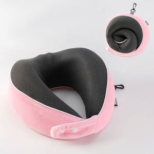 Cojín de Espuma Viscoelástica Personalizado a Precio de Fábrica para Viajes en Avión, Almohada de Viaje con Soporte para el Cuello - Product Image 1