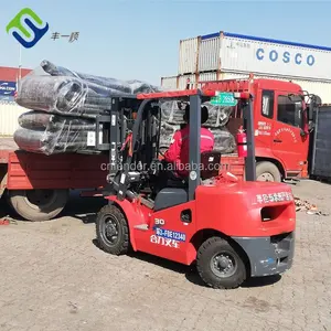 D1.2L6.0m ship rubber tubes for tugboat docking launching in Indonesia