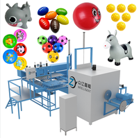 Machine de rotomoulage automatique pour ballons en PVC, machine de rotomoulage pour ballons de plage en PVC, machine de moulage pour ballons de football