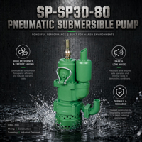 Pompe pneumatique SP-SP30-80 30m³/h, hauteur de refoulement 80m, pompe à turbine à air pour applications marines, minières et traitement des eaux usées