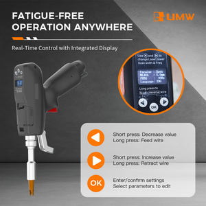 High Performance Portable Laser Welding Machine Portable Laser Welding Machine with Fiber Pulse for Metal Surfaces - Product Image 3