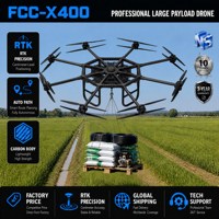 Drone de pulvérisation agricole autonome FCC-X400 pour la gestion des cultures en plantation