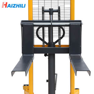 手動パレットスタッカー油圧リフトトラック手動スタッカー手動パレットフォークリフト広州 - Product Image 4