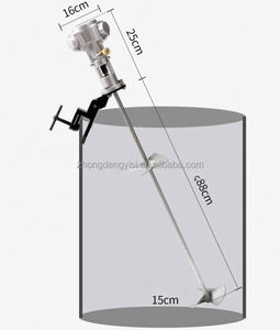 Mezclador Neumático Industrial de 50 Galones SUS304, Tipo Tornillo, 220v, para Tintes/Cápsulas/Polvo/Líquido/Pintura, Apto para Alimentos - Product Image 2