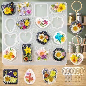 Nuevo Set al por Mayor de Llaveros y Colgantes para Bolsos YLXZ de Plástico y Cuero PU con Forma de Animal de Dibujos Animados y Corazón - Product Image 3