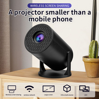 YDH-M5 Projecteur intelligent portable 500 lumens avec double Wi-Fi et projection d'écran sans fil pour téléphone portable, compatible 4K pour usage intérieur