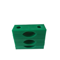U-bolt Pad Plastic Cushion Fixed Plate Polypropylene Fastener Galvanized Round Pipe Fixing Gasket Fastener