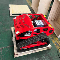 Cortadora de Césped a Gasolina con Control Remoto de Grado Industrial, 550 mm, Motor de Alto Torque de 1500 W, Cuchilla Plana, Caja Recolectora de 60 L, para Jardines Grandes