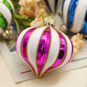 Adornos Navideños, Bolas de Navidad Coloridas, Adornos para Árboles, Decoración del Hogar, 8*8cm, Adornos de Navidad 6*13cm - Product Image 4