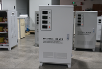 Stabilisateur de tension en cuivre AC triphasé TNS-30KVA automatique 280V-430V Servo régulateur de tension industriel SVC 380V