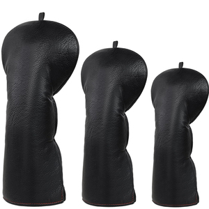 Factory Made Custom Embroidery logo <b>Golf</b> Head Covers High Quality Waterproof Genuine Leather <b>Golf</b> Headcover - Product Image 4