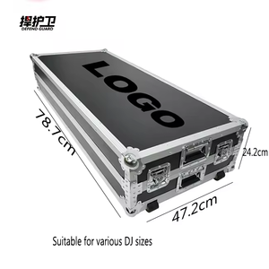 กล่องอลูมิเนียมสำหรับใส่คอนโทรลเลอร์ DDJ-1000/DDJ-1000SRT รองรับโดย OEM กันน้ำ พร้อมช่องเก็บของ EVA แบบกำหนดเองได้ตาม ODM 002 อลูมิเนียม D - Product Image 4
