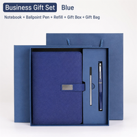 Coffret Cadeau Promotionnel Magic Box : Carnet A5 en Cuir PVC, Stylo Signature, Recharges, Boîte Cadeau Sérigraphiée, Sac Personnalisé