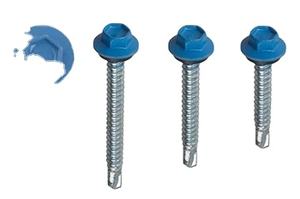 Peinture de couleur en aérosol, tête hexagonale en zinc avec rondelles en caoutchouc, <span class=keywords><strong>vis</strong></span> auto-perforantes, <span class=keywords><strong>vis</strong></span> de toiture, <span class=keywords><strong>vis</strong></span> tournilo parafuso - Product Image 2