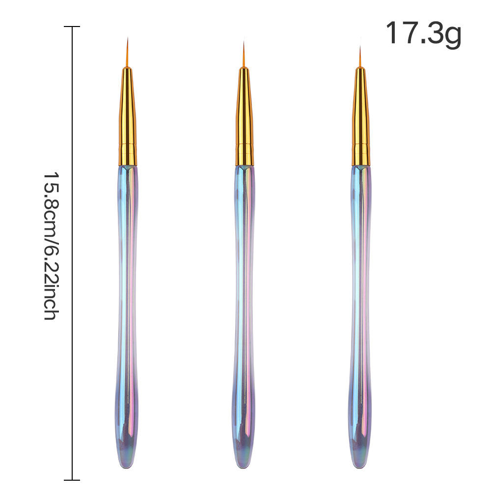 Stylo à bille à effet aurore boréale avec placage.