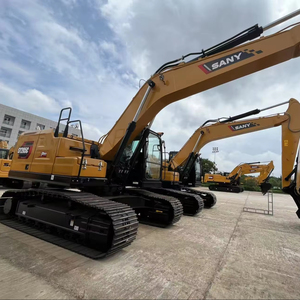 รถขุดมือสอง SANY SY205C ขนาด 20 ตัน พร้อมเครื่องยนต์ เกียร์ ปั๊ม กำลัง 114 กิโลวัตต์ ความจุบุ้งกี๋ 0.83 ลูกบาศก์เมตร ขาย - Product Image 1