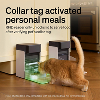 Distributeur automatique de nourriture pour chiens et chats, repas personnalisés, programmable, reconnaissance des chats, suivi du régime alimentaire, multi-animaux de compagnie