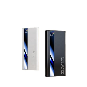 Promotion Ultra Slim Li-Polymer Power Bank 20000mAh 22.5W Fast Charging PD 20W USB-C Output Micro USB Digital Display Portable