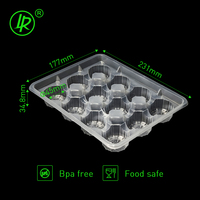 Plastic Tray Food Container Compartments Food Disposable Food Thermoforming Tray Disposable Recyclable Tray Donut Box