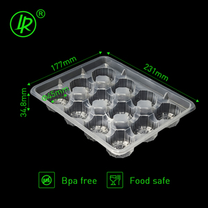 Khay nhựa thực phẩm chứa khoang thực phẩm dùng một lần thực phẩm thermoforming khay dùng một lần có thể tái chế khay Donut hộp - Product Image 5